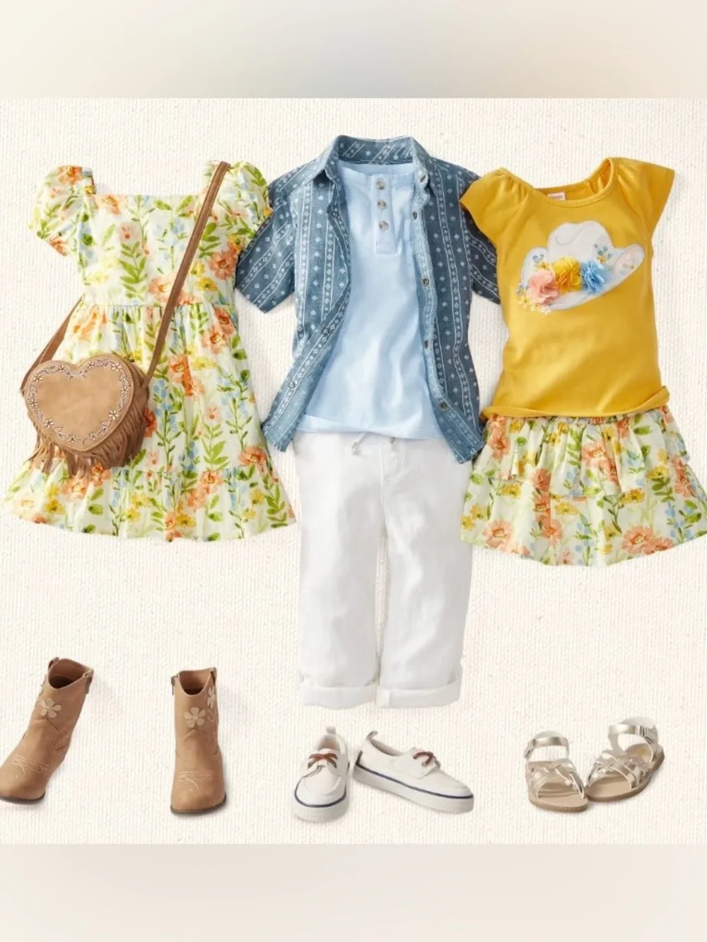 Gymboree Girls ‘Prairie Fields’ 4-piece Set Size 5T